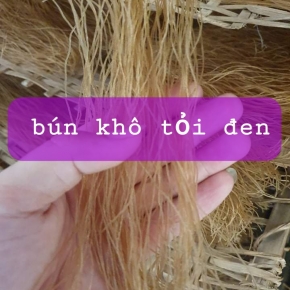 Bún khô tỏi đen